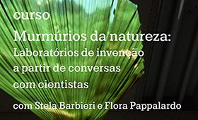 curso online – Murmúrios da natureza: Laboratórios de invenção a partir de conversas com cientistas com Stela Barbieri e Flora Pappalardo [inscrições encerradas] [Online]