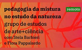 grupo de estudos online – Pedagogia da mistura no estudo da natureza – grupo de estudos de arte+ciência com Stela Barbieri e Flora Pappalardo [inscrições abertas] [Online]